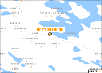 map of Anttosenmäki