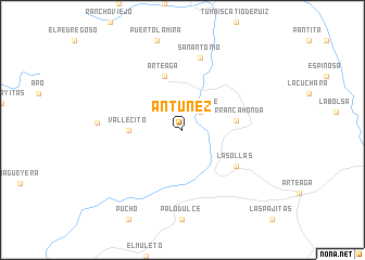 map of Antúnez