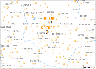 map of Antune