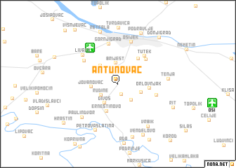 map of Antunovac