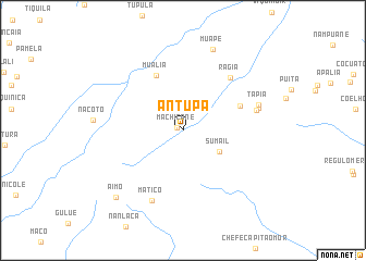 map of Antupa