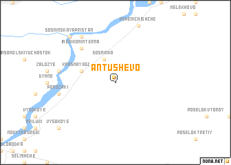 map of Antushevo