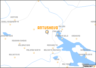 map of Antushevo