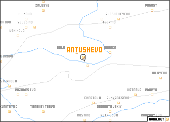 map of Antushevo