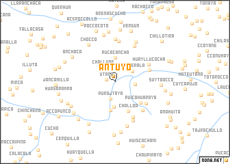 map of Antuyo