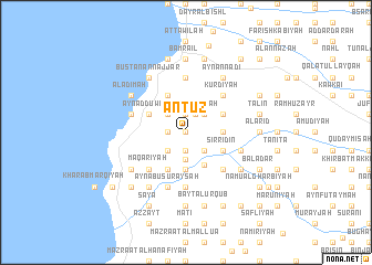 map of Antūz