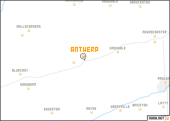 map of Antwerp