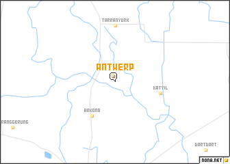 map of Antwerp