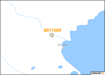 map of Antykan