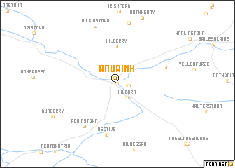 map of An Uaimh