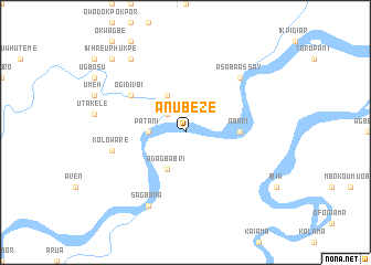 map of Anubeze