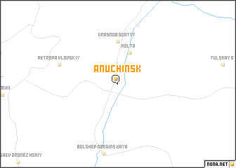 map of Anuchinsk