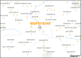 map of Anufriyevka