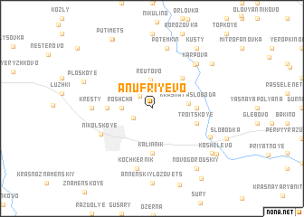 map of Anufriyevo