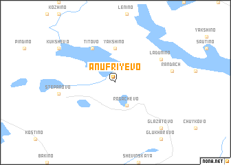 map of Anufriyevo