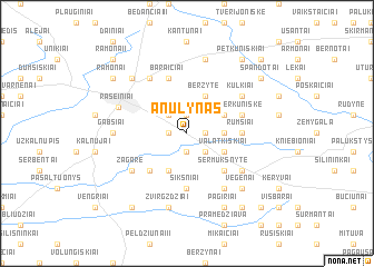 map of Anulynas