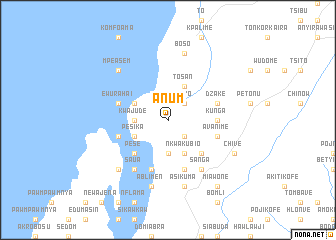 map of Anum