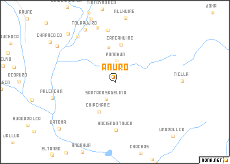 map of Anuro