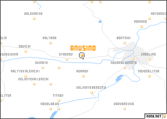 map of Anusino
