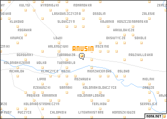 map of Anusin