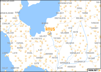 map of Anus