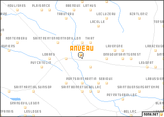 map of Anveau