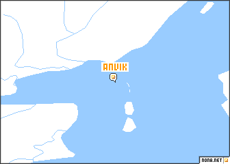 map of Anvik