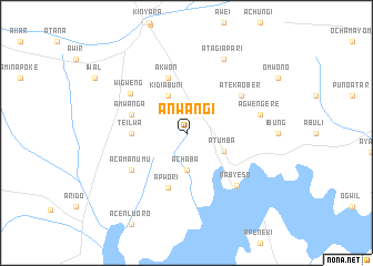 map of Anwangi