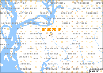 map of Ānwārpur