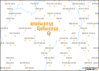 map of Anwienso