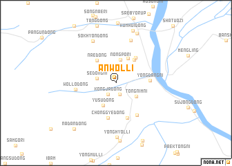 map of Anwŏl-li