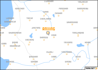 map of Anxing