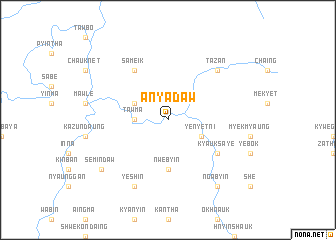 map of Anyadaw