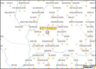 map of Anyahoui