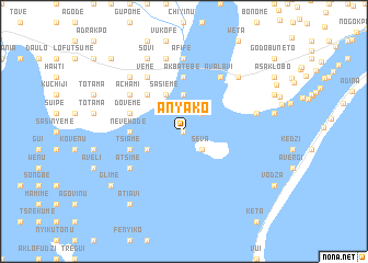 map of Anyako