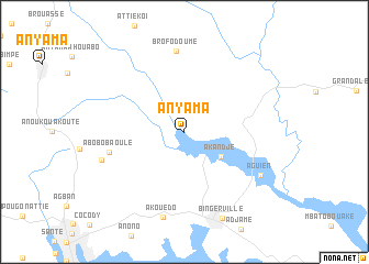 map of Anyama
