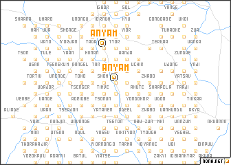 map of Anyam