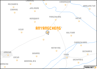 map of Anyangcheng