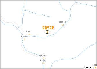 Anyar (India) map - nona.net