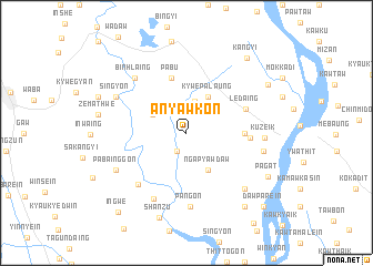 map of Anyawkon