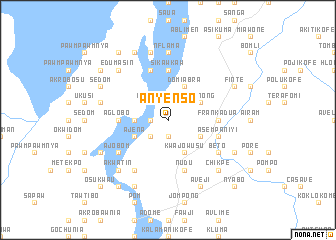 map of Anyenso