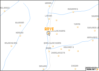map of Anye