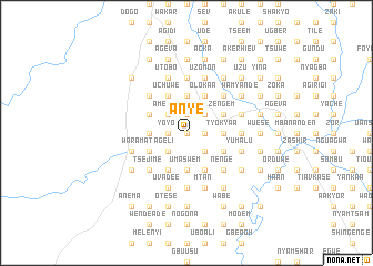 map of Anye