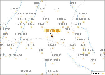 map of Anyibou