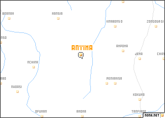 map of Anyima