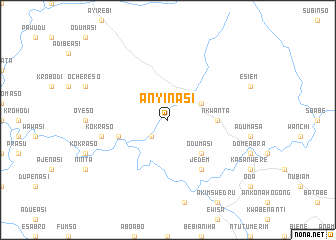 map of Anyinasi