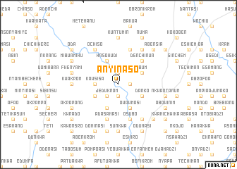 map of Anyinaso