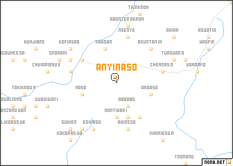 map of Anyinaso