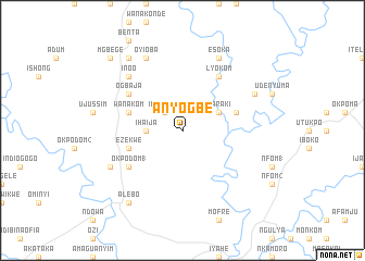map of Anyogbe