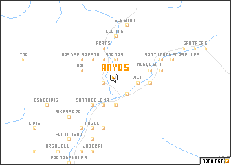 map of Anyós